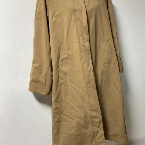 Only Tan Trench Coat with Brown Collar - Picture 4 of 13